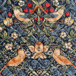yBEST OF MORRISLeBOzmoda fabrics(_Et@ubNX)William Morris EBAX V[`OLeBOnStrawberry Thief(Xgx[XB[t)D_MULTIC BLUE(}`