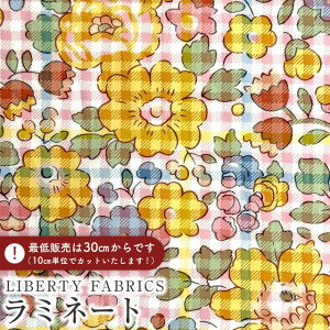 LIBERTY FABRICS ���o�e�B�v�����g �C�^���A����������~�l�[�g(�r�j�[���R�[�e�B���O���n)��Betsy Check��(�x�b�c�B�E�`�F�b�N)�y���C�g�s���N×�C�G���[�ԁz�s2026SS Floral Rebellion�tMATLAMI36361039-26A