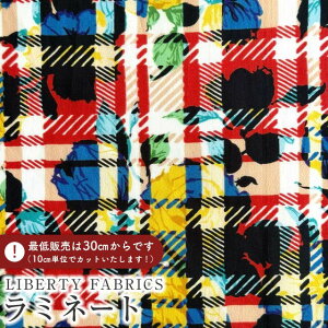 LIBERTY FABRICS ���o�e�B�v�����g �C�^���A����������~�l�[�g(�r�j�[���R�[�e�B���O���n)��Carline Rebel��(�J�[���C���E���x��)�y���b�h�z�s2026SS Floral Rebellion�tMATLAMI36361042-26AU