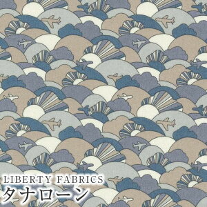 LIBERTY FABRICS ���o�e�B�v�����g �C�^���A���^�i���[�����n��Far and Away��(�t�@�[�E�A���h�E�A�E�F�C)�y�u���[�O���[�z�s2025SS RETOLD 150TH ANNIVERSARY COLLECTION�t3635160-25CU