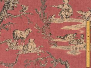 French General t`WFl V[`On gEhEWCRural Jardin([W_)FADED RED moda fabrics(_Et@ubNX)13530-32