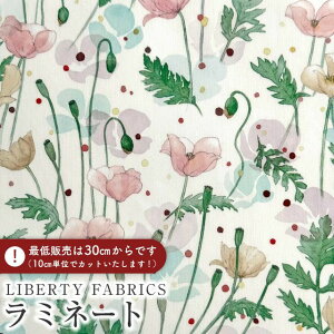 LIBERTY FABRICS oeBvg C^A~l[g(rj[R[eBOn)Garden Poppies(K[fE|s[Y)ysN×x[Wzs2025SS Botanical EscapetMATLAMI363J7403-25BU