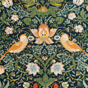 V&A William Morris EBAX ȖLoXnStrawberry Thief(Xgx[V[t)D_yO[zVA10018S-D