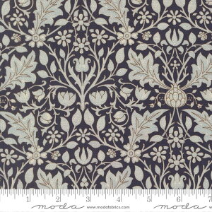 moda fabrics(���_�E�t�@�u���b�N�X)William Morris �E�B���A�������X �V�[�`���O���n��Triple Net Florals���i�g���v���E�l�b�g�E�t���[�����Y�j�l�C�r�[ �yMorris Muse�z13383-16