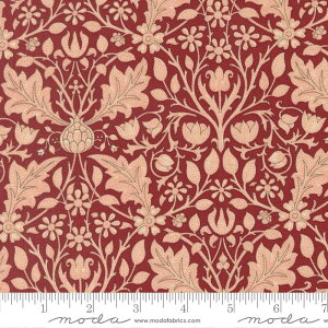 moda fabrics(���_�E�t�@�u���b�N�X)William Morris �E�B���A�������X �V�[�`���O���n��Triple Net Florals���i�g���v���E�l�b�g�E�t���[�����Y�j���b�h �yMorris Muse�z13383-18