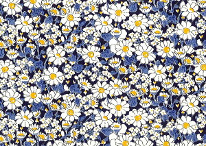 楽天市場 Libertyリバティプリント 国産タナローン生地 Alice W アリス W アリスダブル ネイビー J15kt リバティプリントショップmerci