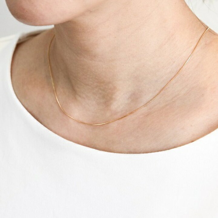 楽天市場 ネックレス チェーン ベネチア ゴールド K18 0 6mm幅 36cm 37cm 38cm 40cm 42cm 45cm 50cm 60cm 80cm 18k 18金 日本製 華奢 細い 細め 極細 レディース メンズ 女性 男性 男女兼用 ギフトラッピング対応 送料無料 ｊｅｗｅｌｒｙメルシィ