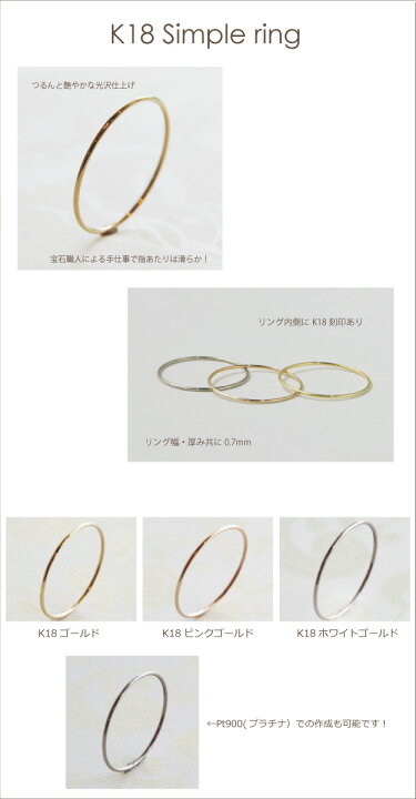 楽天市場】リング 指輪 セット チェーンリング ＆ シンプル リング 2点 