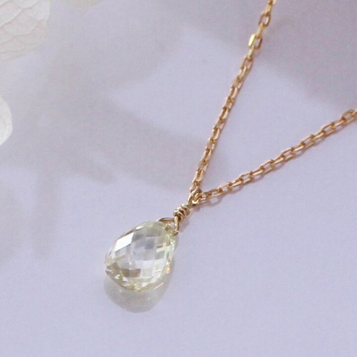 楽天市場】K18 ブリオレットカット ダイヤモンド 【 0.484ct 】 一粒 