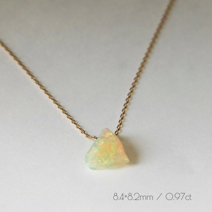 楽天市場】オパール ペンダント ネックレス レディース K18 18K 18金 