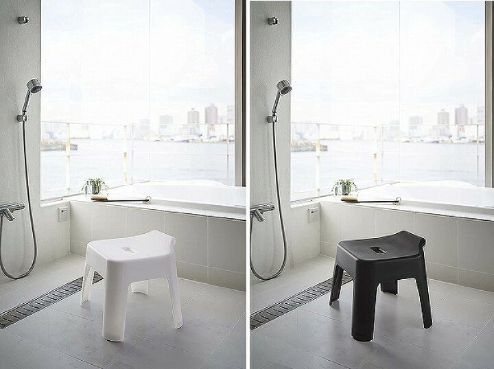 楽天市場 引っ掛け風呂イス タワー 山崎実業 Tower 風呂イス バスチェア 風呂 椅子 汚れにくい バスチェアー 25cm シャワーチェア フック 浮かせる収納 風呂椅子 収納 洗いやすい 引っ掛け収納 シンプル おしゃれ モノトーン Yamazaki 53 5384 送料無料