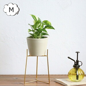 トリポッドスタンド M 4号 インブルーム in bloom クレエ Creer 92450025 アンティーク風 アイアンポットスタンド 【植木鉢 おしゃれ 鉢カバー ガーデン雑貨 かわいい インテリア フラワースタンド