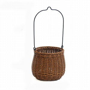 ユティル アイアンハンドルポット L 機能性 ハンギング プランター クレエ Creer クUTILE 92340035 アンティーク レトロ調 ( フラワーポット ガーデンポット 花 緑 植木 鉢 ポット ガーデニング グ