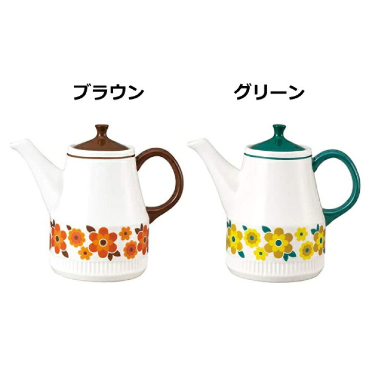 楽天市場】ティーポット kokopele レトロティーポット デコレ DECOLE 