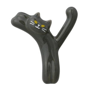 猫 箸置き 猫のイニシャル箸置き 猫型 食器 うつわ テーブルウェア 猫柄 ギフトプレゼント猫雑貨 猫 グッズ ネコ 雑貨 ねこ柄 キャット デコレ DECOLE