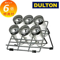 ダルトン 6ボトル スパイスラック DULTON CH01-K14 調味料入れセット スパイスボトル/スパイスボトルセッ…