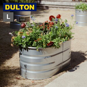 ガルバナイズド タンク オーバル L 大きい ビッグ 植木鉢 ダルトン DULTON GALVANIZED TANK NBZ-0674L プランター フラワーポット ガーデニング 無骨 インダストリアル ガーデニング 園芸 おしゃれ 【