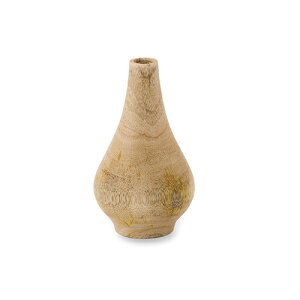 フラワーベース ラウンド ウッド 木製 ガラスベース 41382 一輪挿し フラワーベース/木/花/フラワー/フラワーグラス/花瓶 ガラス/ガラスベース/シンプル/おしゃれ 置物/北欧/花器/インテリア雑