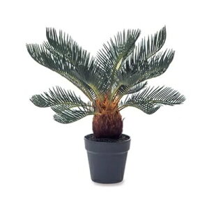 ソテツ イミテーション ポット 【インテリア 観葉植物 人工植物 おしゃれ イミテーション 鉢付き 造花】 81124