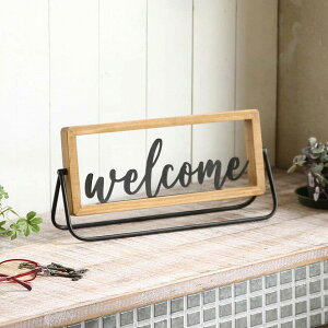 �T�C���v���[�g �A�C�A���E�F���J���X�^���h WELCOME DRDS2210 �A���e�B�[�N�� �A�C�A�� �E�G���J���{�[�h �C���e���A���� �u�� �Ŕ� ���� �v���[�g �G�� ���� �C���e���A
