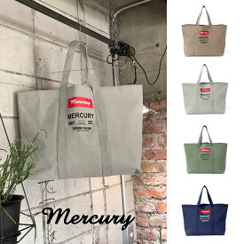 マーキュリー トートバッグ グローセリートート ベージュ グレー カーキ ネイビー mercury キャンバス 手提げバッグ かばん バッグ トートバッグエコバッグ レディース メンズ 女性 男性 おしゃれ【ポイント10倍】