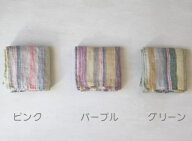 リーノエリーナ Lino e Lina ハンカチーフ レーヴ ピンク パープル グリーン リネンハンカチ