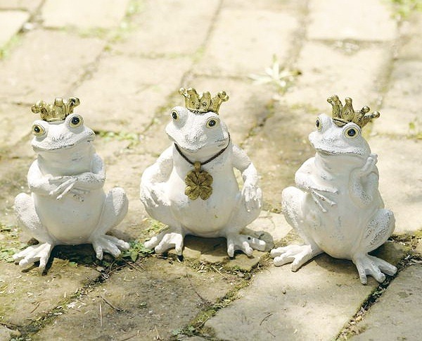 【楽天市場】フロッグ ガーデンオーナメント 3匹セット カエル 蛙