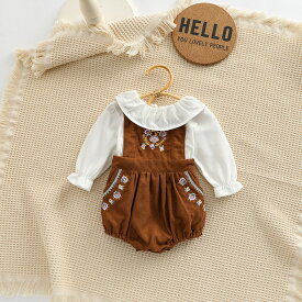 [重ね着コーデに大活躍！]ベビー服 ベビー 白 ブラウス シャツ 女の子 男の子 秋 冬 秋冬 春 秋服 冬服 春服 70 80 90 100 長袖 tシャツ ロングシャツ インナー 赤ちゃん 子供服 子ども服 長袖t ロンt ロングtシャツ 0歳 1歳 2歳 3歳