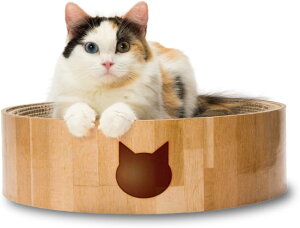 猫壱 バリバリボウルライトブラウン爪とぎ 爪みがき おもちゃ 猫用品 ペット用品 猫壱