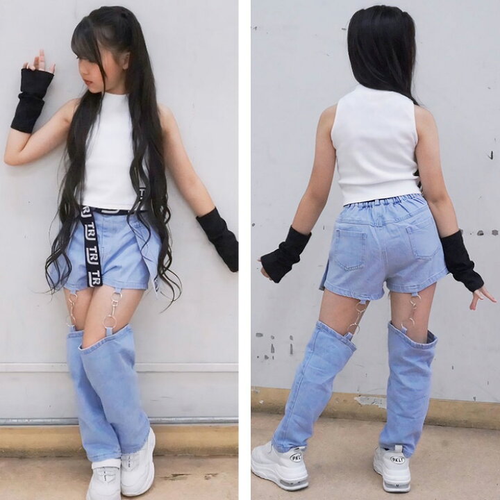 楽天市場】2WAYデニム デニムパンツ ジーンズ セパレート 女の子 子供 