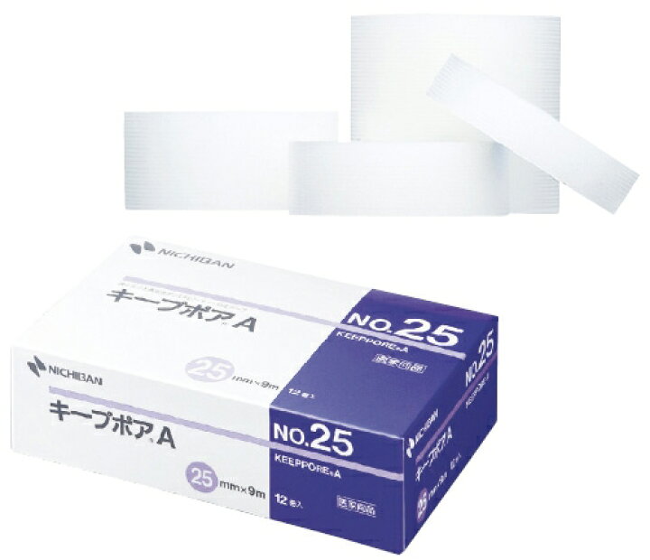 楽天市場】キープポアA No.25 25mmx9m 1箱12巻 ニチバン【返品不可 