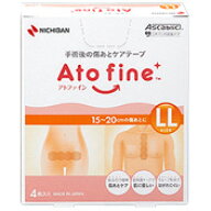 アトファイン 傷あとケアテープ LLサイズ ATFLL 60mmx214mm 1箱4枚入 ニチバン【返品不可】