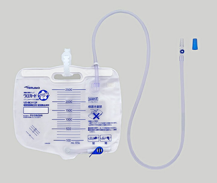 楽天市場】閉鎖式導尿バッグ ウロガードプラス 5セット/箱 2500ml UD 