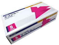 【食品衛生法適合】ニトリル手袋 エコブルー パウダーフリー （粉なし） YG-400-1 Sサイズ 100枚/箱 ニト…