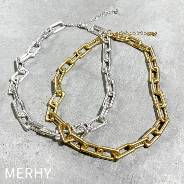 楽天市場】necklace ME50 インスタで人気 シンプル ゴツメ 太め 