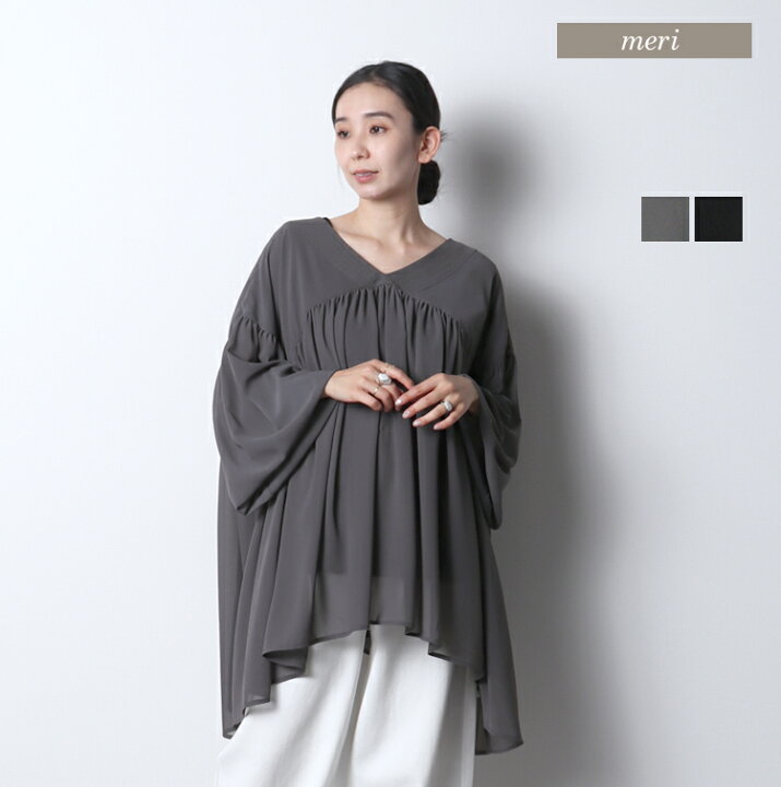 楽天市場】シアーギャザーチュニック : MERI