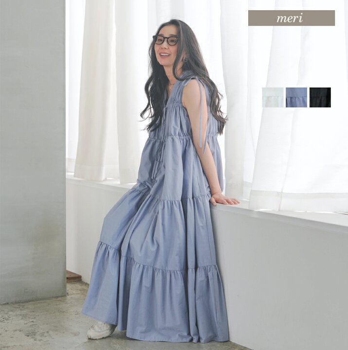 楽天市場】SHIORI×MERI ティアードボリュームワンピ※7月15日20時全色  