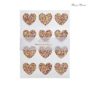 V[ fR n[g LL Ob^[ XebJ[ fR[V  Ao XNbvubLO merimeri 120 HEART GLITTER STICKERS
