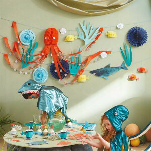 K[h C̒ o[Xf[K[h  킢  a t j̎q ̎q ap[eB o[Xf[fR[V merimeri  q Under The Sea Garland