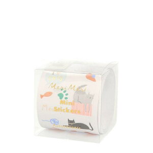 Meri Meri メリメリ ロールステッカー キャット 380枚入り ロールシール シール デコ デコレーション 手作り アルバム スクラップブッキング