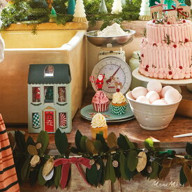 【クリスマス】カップケーキキット ベーキングカップ ケーキトッパー クリスマスケーキ 飾り 飾り付け おしゃれ かわいい クリスマスグッズ クリスマスパーティmerimeri メリメリ Festive House Cupcake Kit