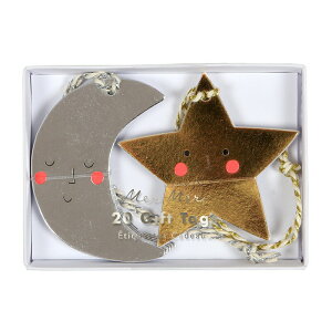 �y�N���X�}�X�z�M�t�g�^�O Moon & Star Gift Tags ���Ɛ��̃M�t�g�^�O�@���b�s���O�@��O�b�Y�@�N���X�}�X�M�t�g�@�N���X�}�X�v���[���g�@�N���X�}�X�O�b�Y�@�N���X�}�X�p�[�e�B�@�C�x���g