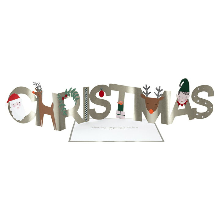 楽天市場 クリスマス クリスマスカード Christmasレター文字の折りたたみ式カード サンタ トナカイの可愛いポップ付き Xmas クリパ ホームパーティ クリスマスグッズ Meri Meri 楽天市場店 楽天市場 クリスマス クリスマスカード Christmasレター文字の折りたたみ式カード サンタ トナカイの可愛いポップ付き Xmas クリパ ホームパーティ クリスマスグッズ Meri Meri 楽天市場店