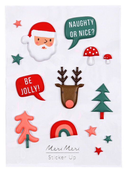 楽天市場 クリスマス ステッカーfestive Puffy Stickers Sheet フェスティブパフィーステッカーシート シール ラッピング クリスマスギフト クリスマスプレゼント クリスマスパーティ イベント プレゼント ギフト Xmas ホームパーティ Meri Meri 楽天市場店