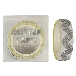GLITTER TAPE Silver F Ob^[ g WOUO e[v p[eB[ 蒠  V[ pr lX m[g CeA Ƌ fR[V  AW TCY   di \y q l