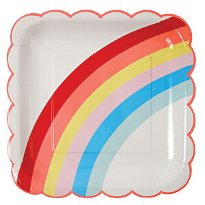 Meri Meri  y[p[v[g C{[ 23x23cm rainbow 143713 (45-2168) 12 p[eB[M ĝĎM M M킢 z[p[eB[
