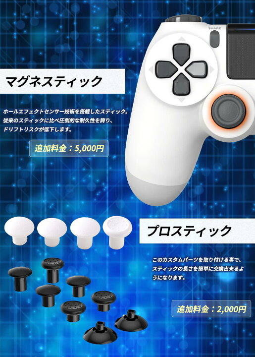 楽天市場】PS4 カスタムコントローラー 背面ボタン ボタンタイプ FPSに 