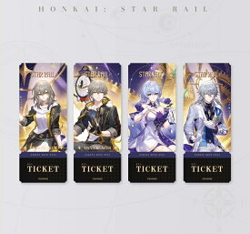 崩壊：スターレイル 公式グッズ 正規品 秋祭り レーザーチケット ベクター穹 ベクター星 サンデー ロビン