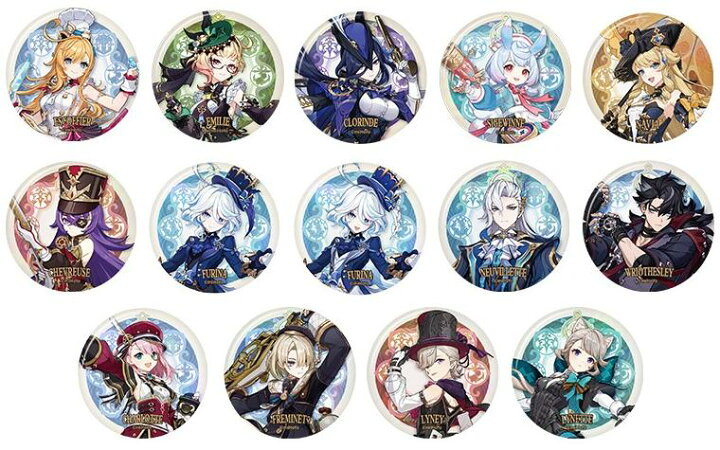 楽天市場】原神 公式グッズ 正規品 フォンテーヌ キャラクター 缶 