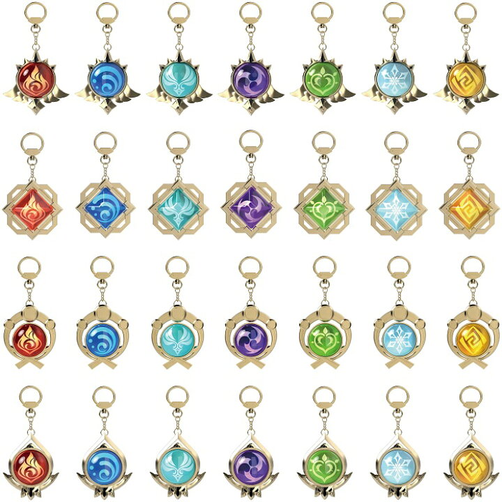 楽天市場】原神 公式グッズ 正規品 神の目 キーホルダー ペンダント 